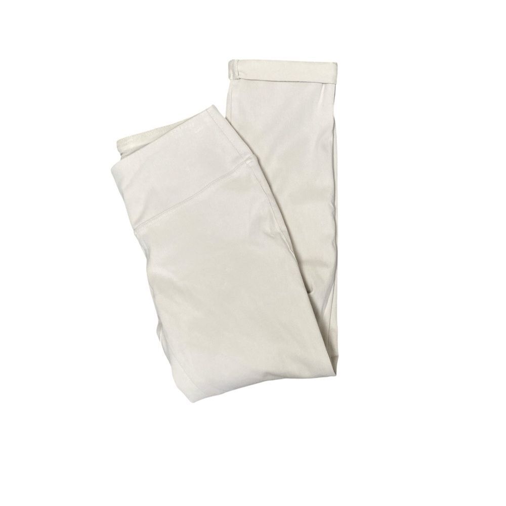 J. Jill Wearever Petite XS Pull On Knit Pants Beige Stretch Straight Leg